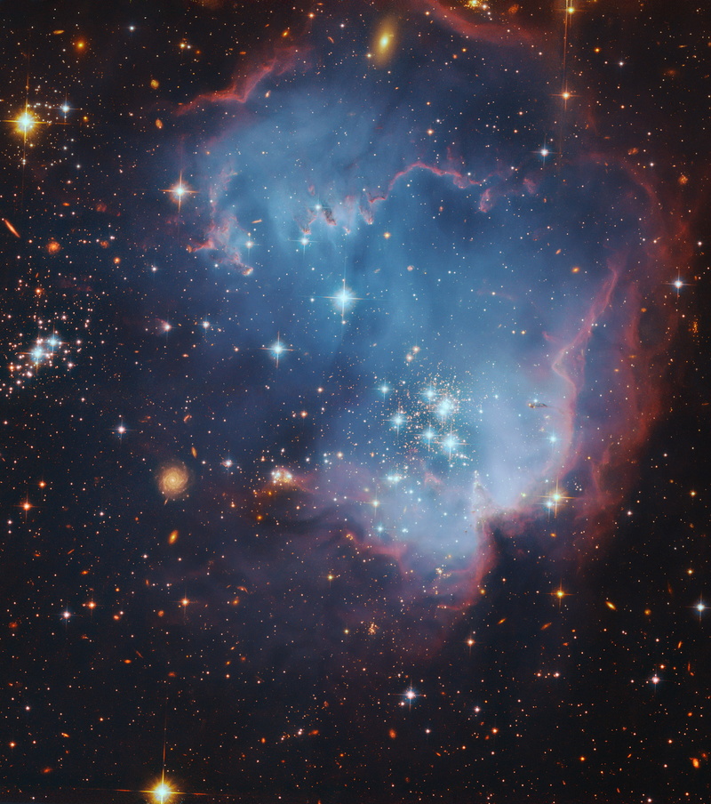 multi colored, nebula, red, space, 2K, astronomy, star - space, outdoors, the Pleiades, galaxy, night, star formation, nature, mystery, cloud - sky