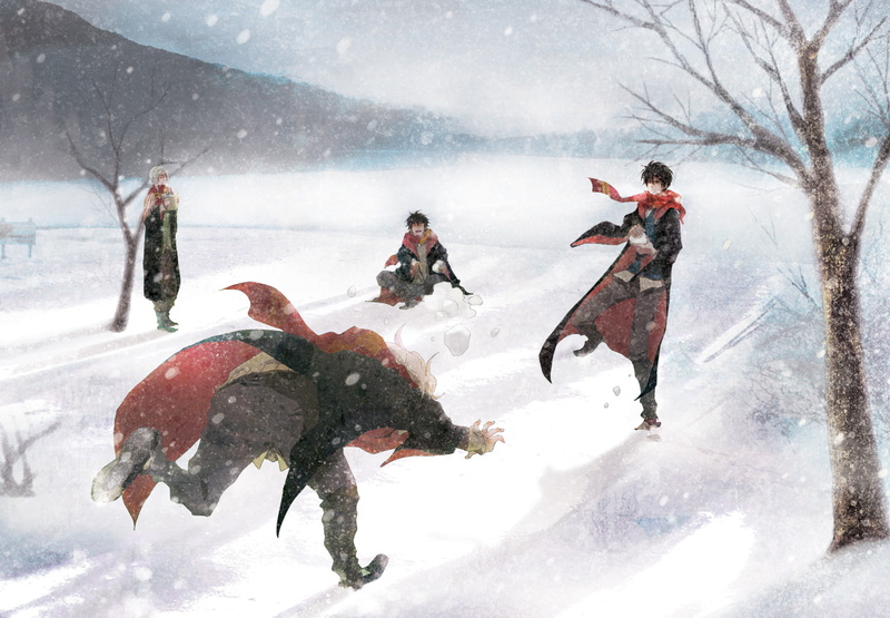 harry, ebyo, remus, peter, pettigrew, lupin, john, 720P, winter, sirius, snow, black, james, potter