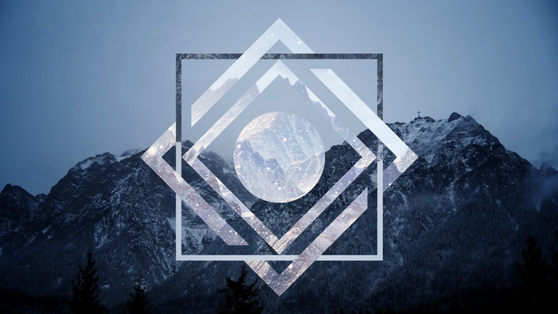 transparent, shape, Polyscape, cold temperature, Photo Manipulation, plant, snow, nature, triangle shape, mountain, architecture, geometric shape, day
