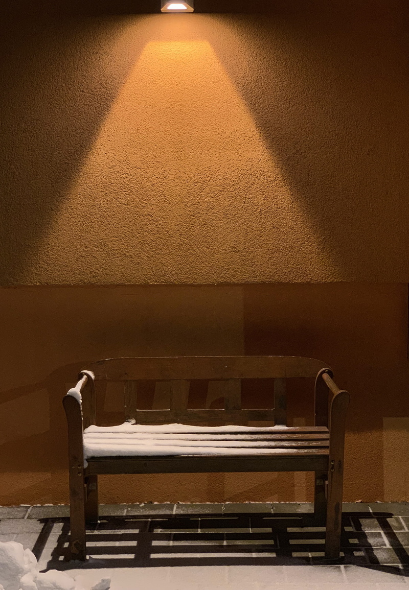 piano, light, wall - building feature, wood - material, wall, snow, built structure, seat, crib, cold, leisure activities, absence, architecture, winter
