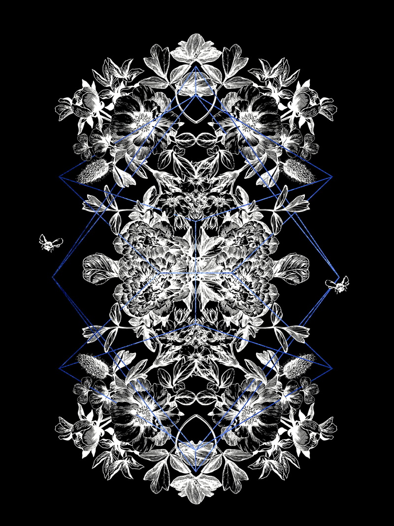 close-up, single object, crystal, dark, snowflake, abstract, cold temperature, symmetry, vulnerability, portrait display, pattern, 1080P, snow, no people