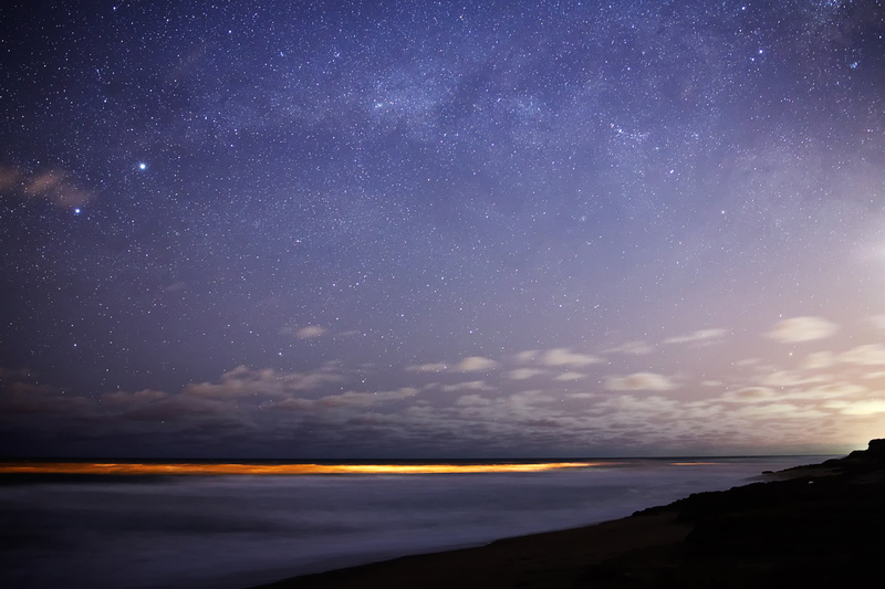 arctic, sea, star Shape, cloud - sky, mountain, no People, scenics, tranquility, milky Way, Bungula, dark, southern sky, astronomy, The milky way, space Exploration