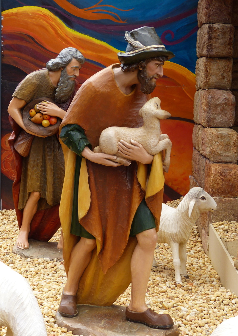 statue, christmas time, nativity scene, sculpture, figurines, architecture, shepherds, representation, decoration, sheep, 4K, belief, worship, australia