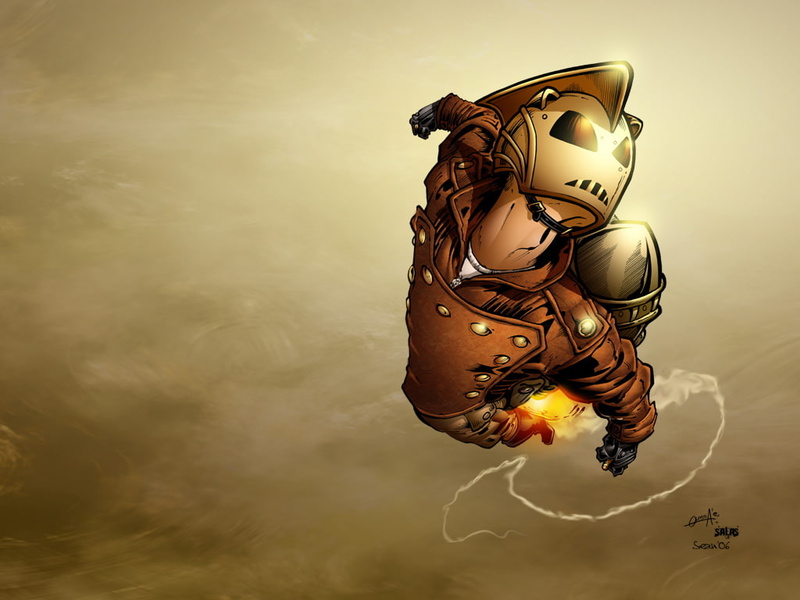 rocketman, hd, cartoon/comic, 480P