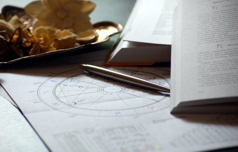 high angle view, indoors, astrology, 2K, map, esoteric, table, accuracy, scorpio, close-up, symbol, white, document, astrological, planning, studio shot