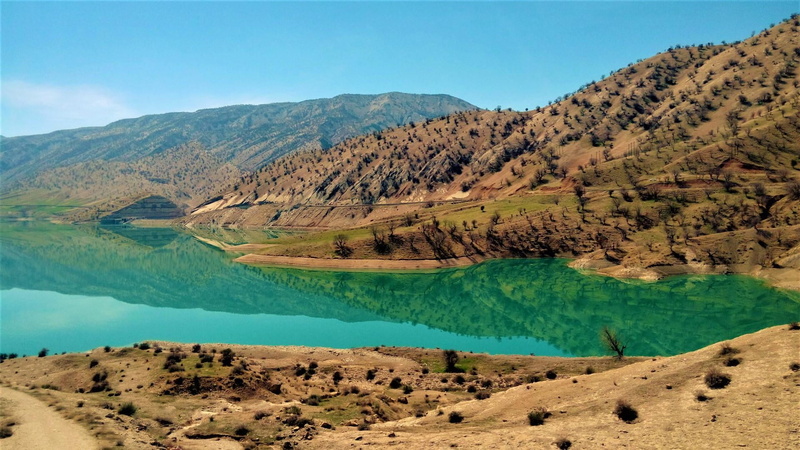 turquoise colored, remote, outdoors, 1080P, tranquility, mountain, sky, tranquil scene, landscape, dam, non-urban scene, lake, river, gardiner dam, blue