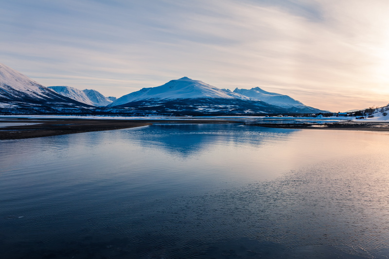 Meer, near, snowy, berg, Norway, explore, Sea, scenics, outdoors, mountain, sky, ski mountaineering, sunset, schneeberg, landscape, snowy mountain, reflection
