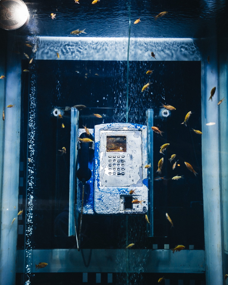 bubbles, blue, communication, damaged, no people, seaworld ancol, connection, seaworld, window, indoors, industry, old, telephone, abandoned, submerged