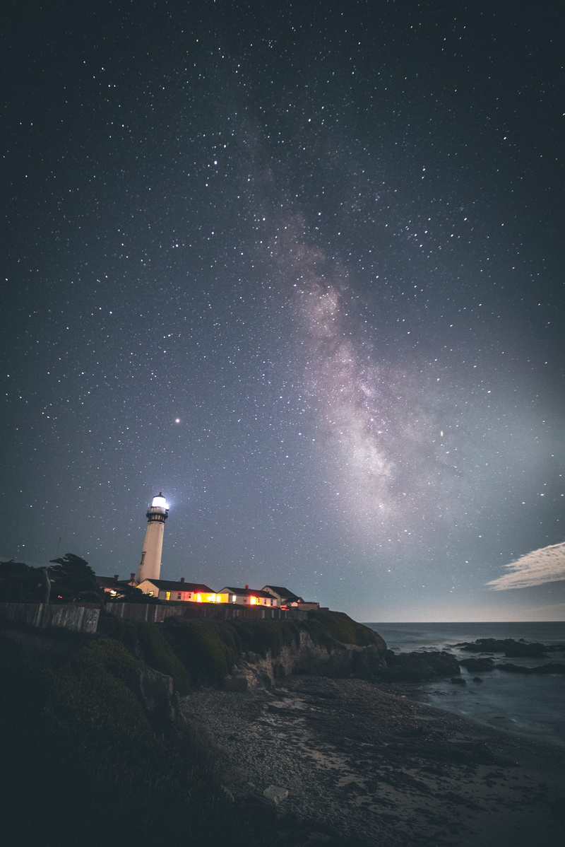 arctic, night, dark, galaxy, long Exposure, outdoors, astro, iceland, ocean, beauty In Nature, science, reykjavik, near, mountain, space, shore, water