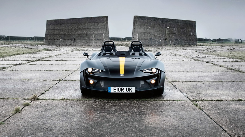 Zenos E10 R, 4K, sports car, black, Autosport International Motor Show 2016