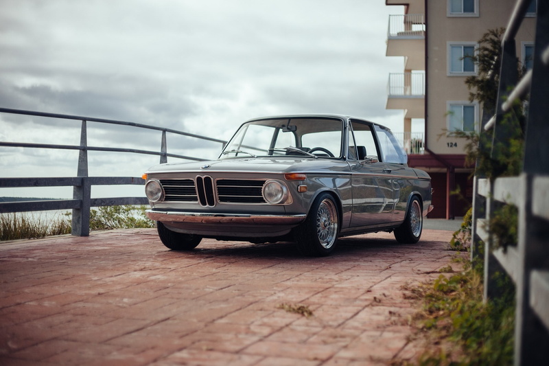 machine, BMW, motor vehicle, 1080P, muscle, 1969, transportation, gray, built structure, nature, architecture, cloud - sky, connection, day, outdoors