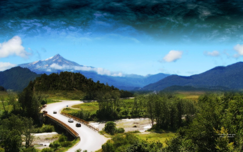 andrea andrade, nature, 3d and abstract, road, miles, 1080P, lanscape