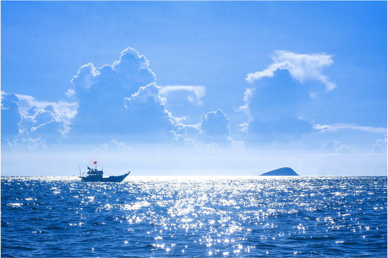photos of day, sunset, summer, landscape, sky, ship, blue, water, asia, lanscape, black, yacht, body, no people, sailing, mode of transportation, outdoors