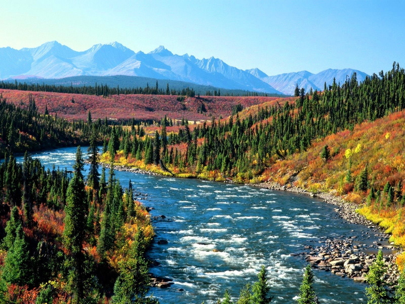 720P, scenic, landscapes, rivers, yukon, nature
