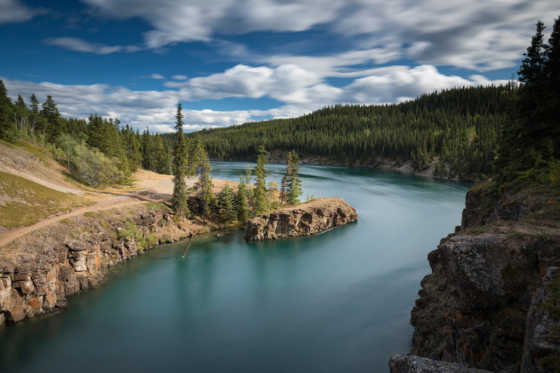 Yukon, forest, The Yukon River, 1080P, Canyon Miles, river, Miles Canyon, Canada, Yukon River