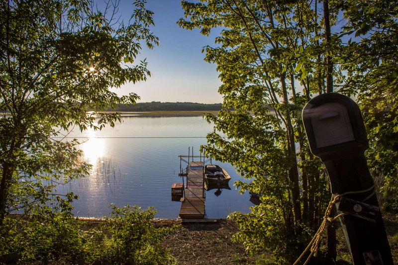 bruce peninsula, tranquil scene, pond, water, outdoors, on, day, dock, river, lake, tree, tranquility, nature, green color, nautical vessel, non-urban scene