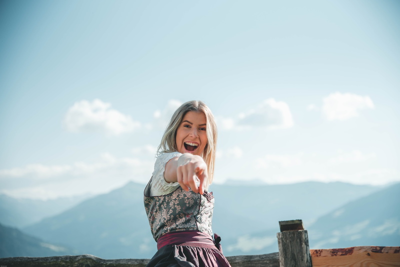 portrait, beautiful, floral, smiling, mountain, beautiful woman, young adult, wearing, happiness, outdoors, beauty, day, sky, point, 5K, young women, lifestyles