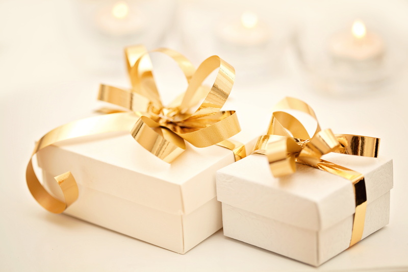 gift, candle, tape, christmas, gold, decoration, ribbon, box - container, christmas decoration, celebration, close-up, tied bow, event, two, boxes, white