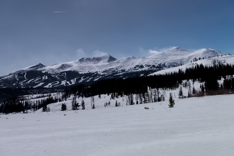 trees, 5K, sky, mountain peak, snow, tranquility, scenics - nature, non-urban scene, snowcapped mountain, blue, mountain range, no people, silverthorne