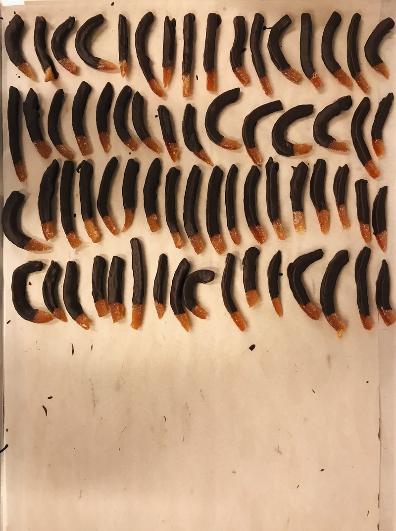 hook, dance pose, no people, sweet, repetition, stick, still life, side by side, cacao, in a row, abundance, full frame, pattern, kitchen, pastry, calligraphy