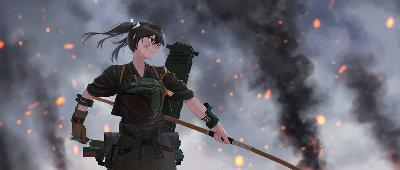 collection, collection), kantai, pixiv, quiver, (kantai, zuikaku, 1080P
