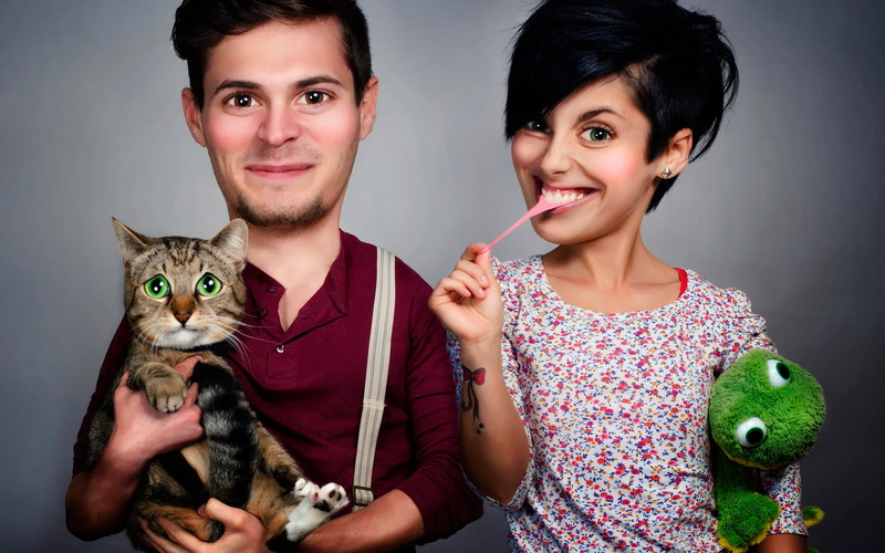 funny photo, funny, funny family, family, photo, 1080P, cat