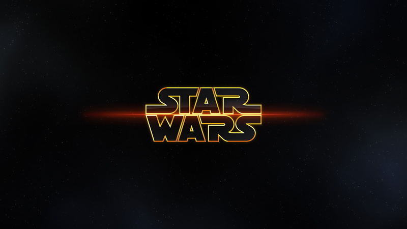 logo, movies, 2K, Typography, Star Wars, science fiction