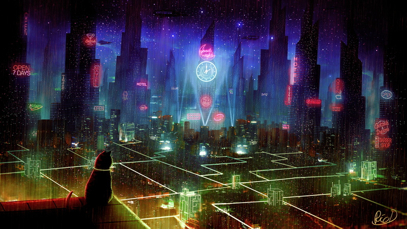 artwork, 3D, spaceship, fantasy art, digital art, concept art, cyberpunk, Star Citizen, CGI, 4K, science fiction, space, cyber, cityscape, futuristic