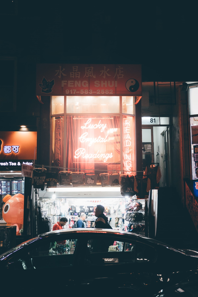 neon city, illuminated, light, front, transparent, built structure, car, real people, feng, night, motor vehicle, lifestyles, building exterior, glowing
