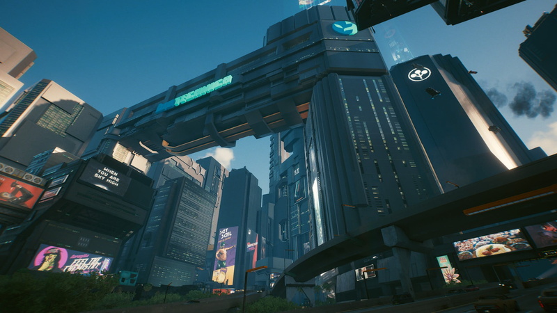 architecture, futuristic, cyber, 1080P, Cyberpunk 2077, cyberpunk, futuristic city, TechArt, building, city