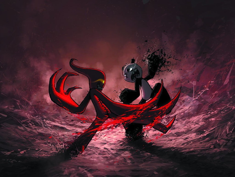 nautical vessel, lifestyles, effort, sport, 480P, underwater, panda, one, men, adult, fighting, outdoors, motion, digital art, one person, animations