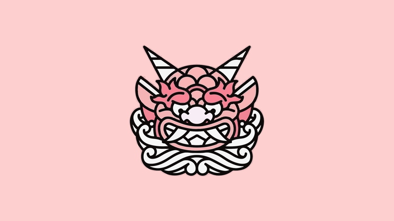 close-up, demon, art and craft, illustration, white, creativity, flower, fu, pattern, decoration, white color, craft, black color, studio shot, colored background