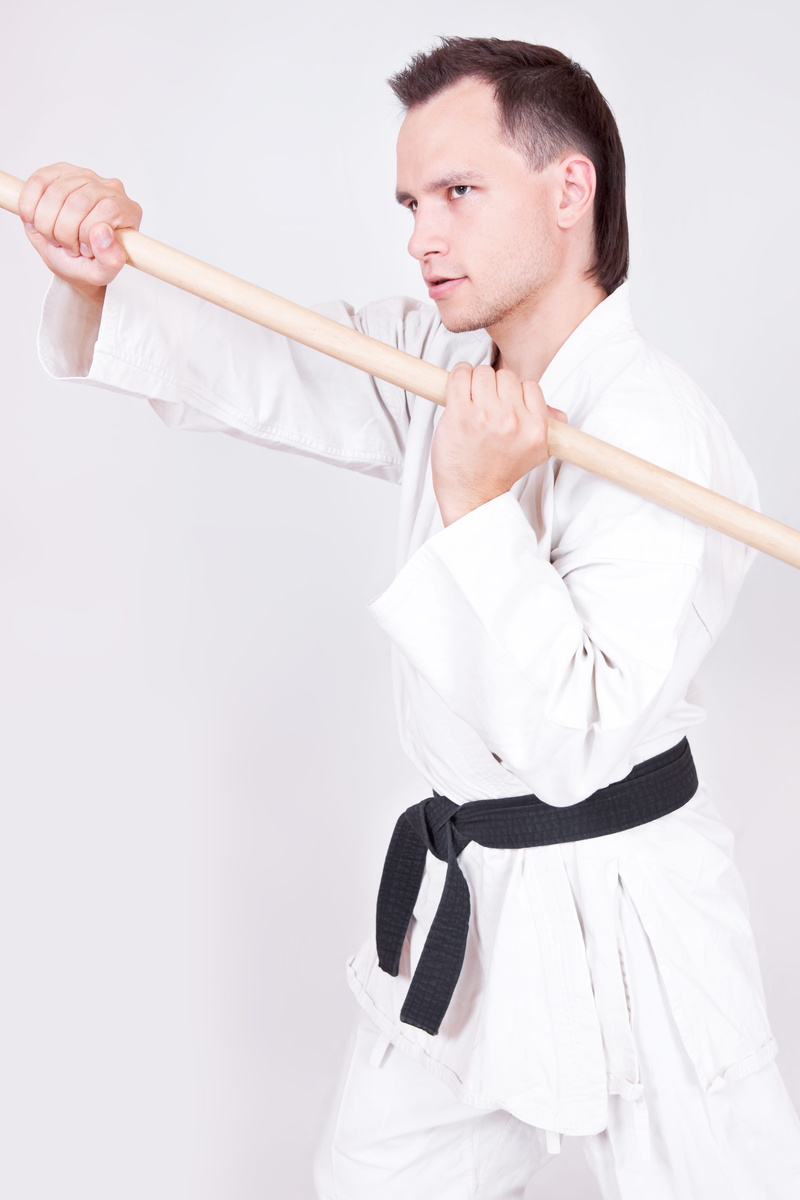 train, young men, front view, three quarter length, aggression, sport, holding, kungfu, young adult, looking, people, hobby, lifestyle, taekwondo, man
