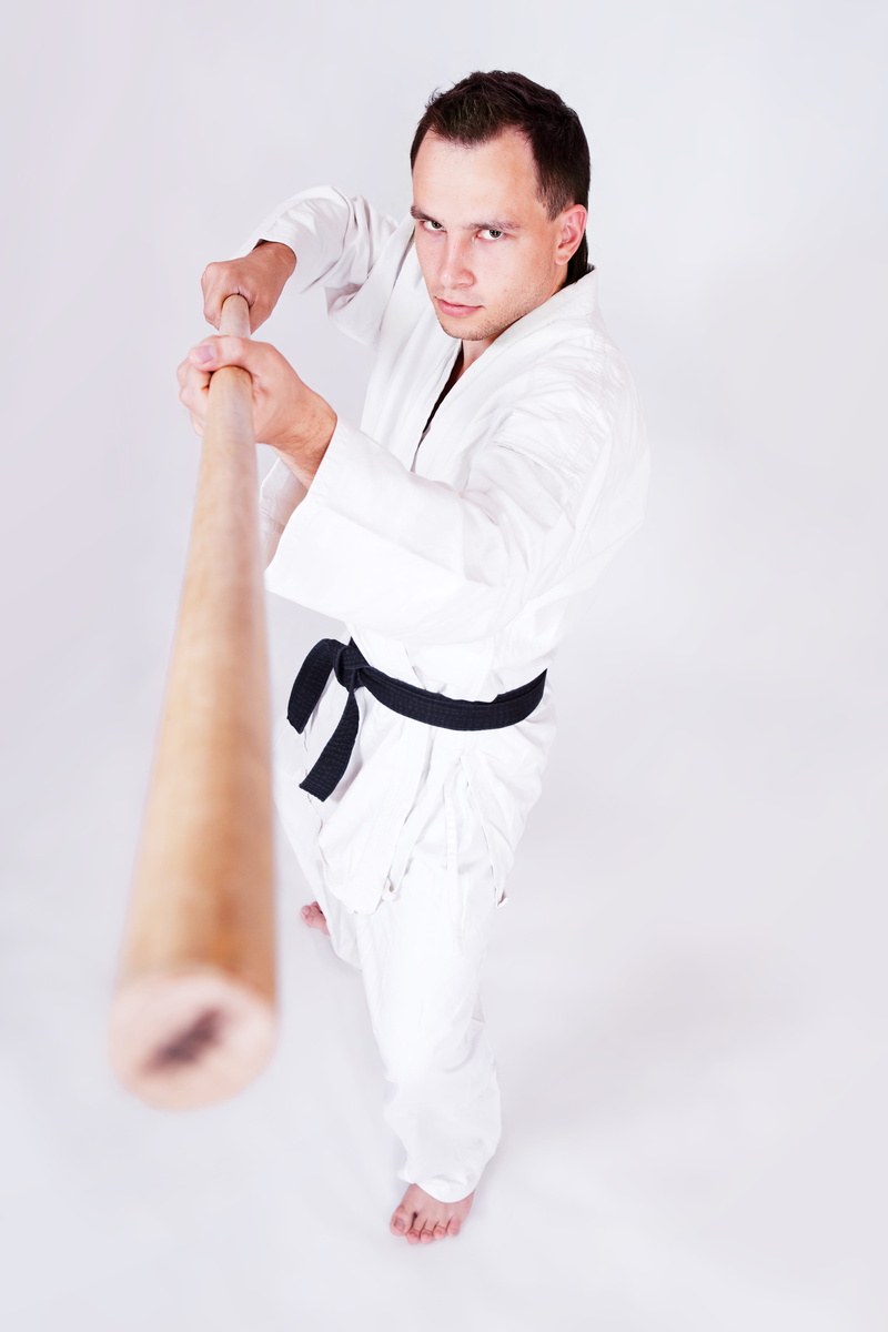 studio shot, martial, medical supplies, lifestyle, people, sport, front view, kungfu, doctor, adult, kwon, clothing, indoors, man, karate, fighter, occupation