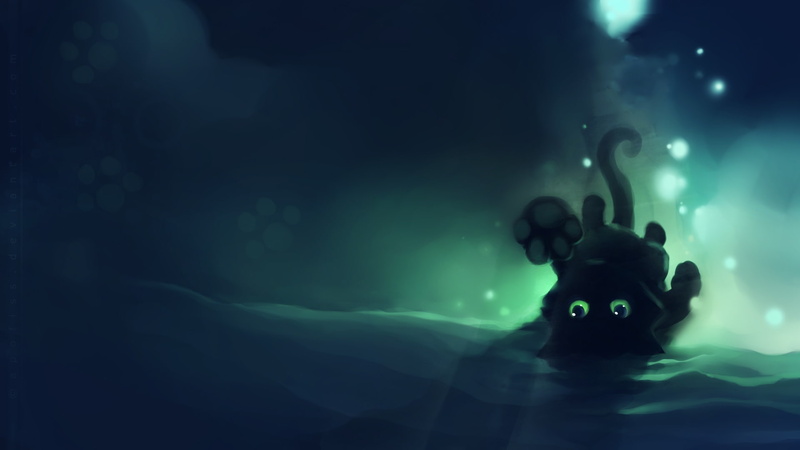 x, hd, 1080P, art, artwork, cats, animals, apofiss