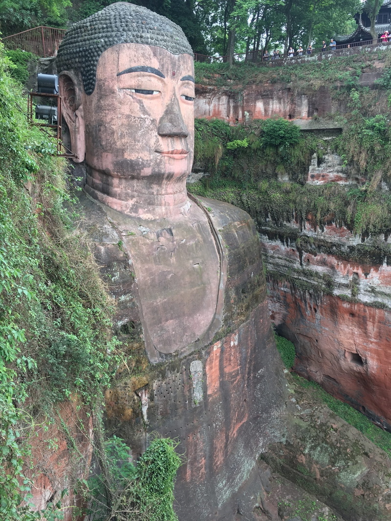 creativity, built structure, idol, stone material, Sichuan, statue, outdoors, human representation, religion, sculpture, travel, subtropics, southwest china