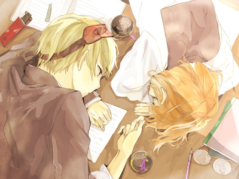 1080P, Gintama, redhead, Okita Sougo, anime, anime girls, Kagura