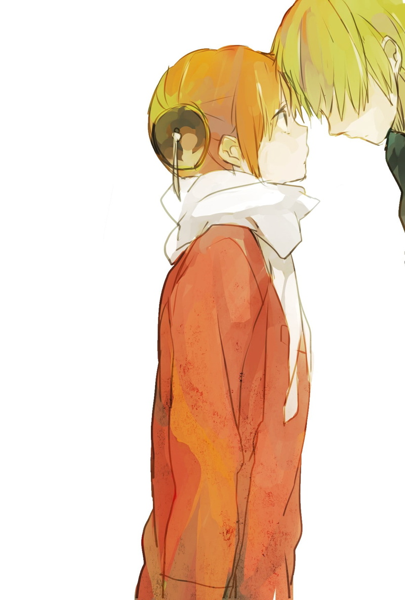 red, cut out, anime girls, orange color, creativity, 720P, anime, fashion, Gintama, copy space, clothing, painted image, human body part, side view, art and craft