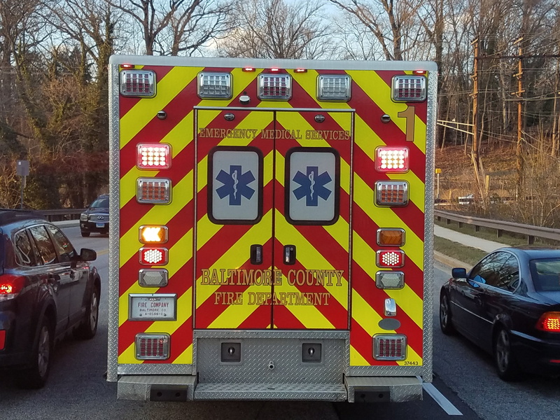 mode of transportation, rescue, tree, transportation, communication, car, road, yellow, sign, firefighter, western script, city, 4K, ambulance, ems, crash