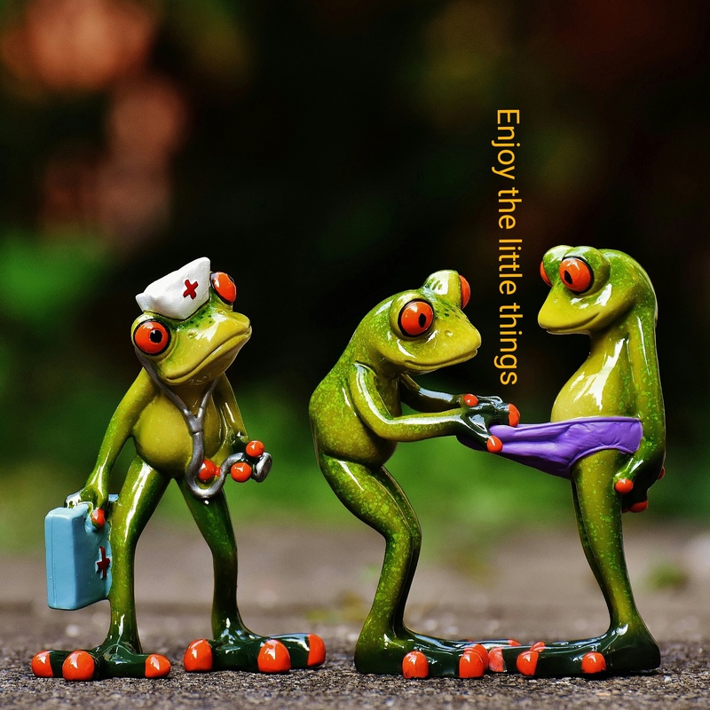 representation, figurine, sculpture, table, multi colored, cute, craft, figures, animal wildlife, creativity, toy, fun, human representation, enjoy the little things