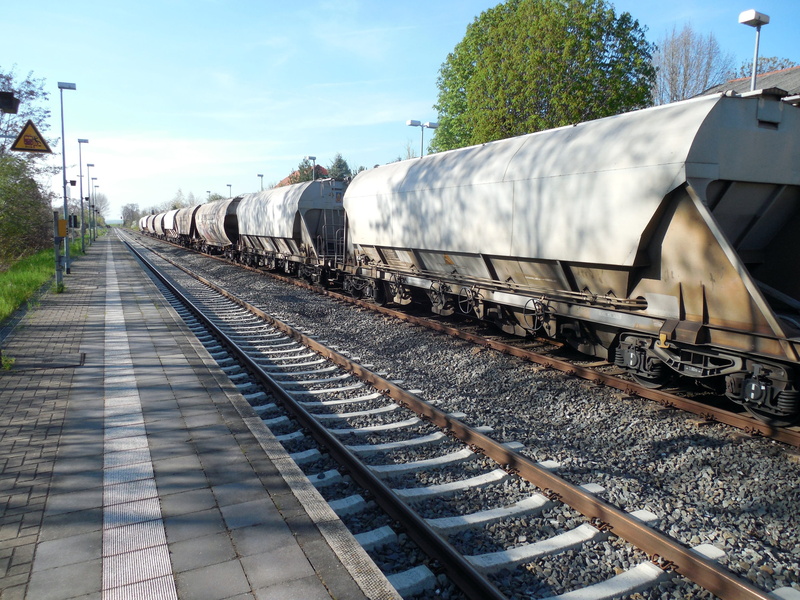 shunting yard, rail traffic, Freight Train, transport, train - vehicle, goods wagons, public transportation, day, railroad track, freight transport, seemed