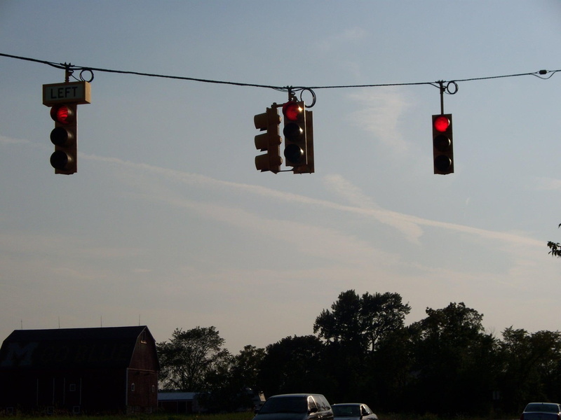 3d and abstract, stop, running, city, taking turns, red, people, traffic, lights, red light, 1080P