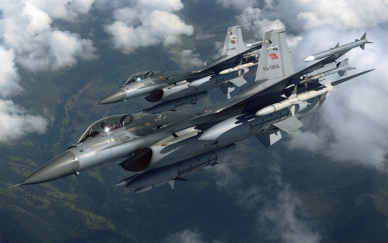 military aircraft, 2K, aircraft, General Dynamics F-16 Fighting Falcon