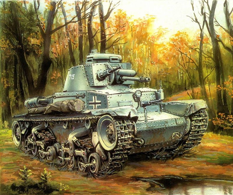 vz-35, gray, light, drawing, world, german, vz, lite, 1080P, tank, military, lt, painting, panzer, wwii