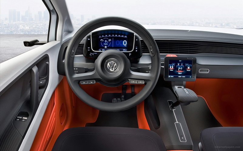 interior, 1080P, wheel, 2009, steering, cars, lite, volkswagen, concept