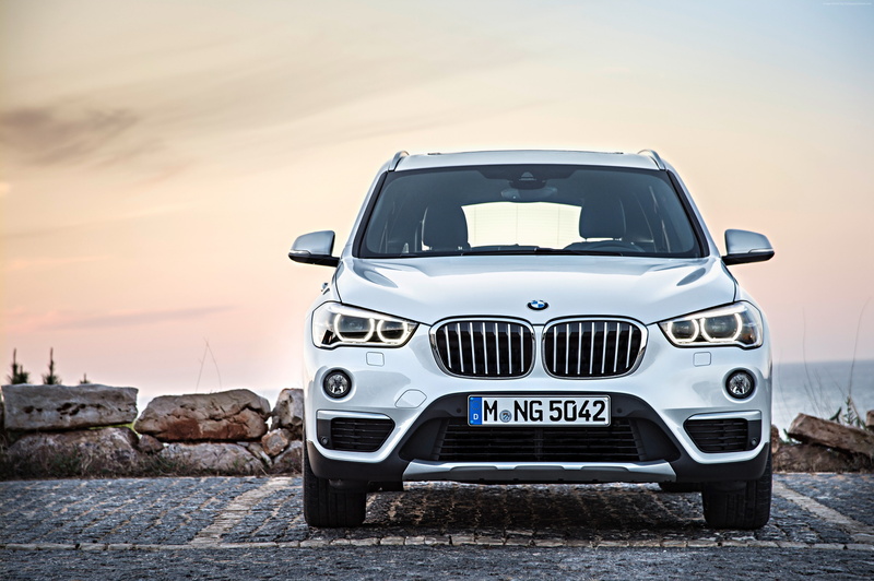 4K, xDrive, BMW X1, sDrive, crossover, luxury cars, Frankfurt 2015, white, SUV