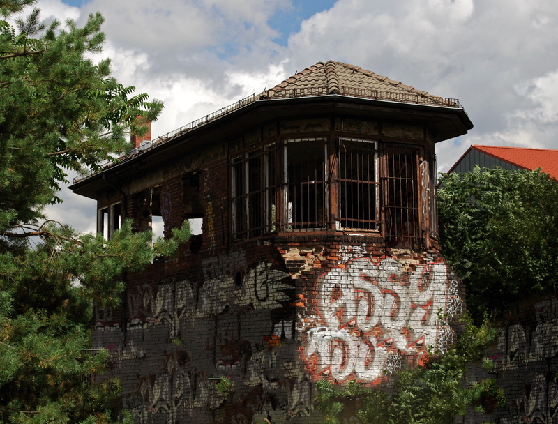 plant, abandoned, gleisdreieck, sky, nature, day, weathered, no people, architecture, old, cloud - sky, history, the past, building, low angle view, built structure