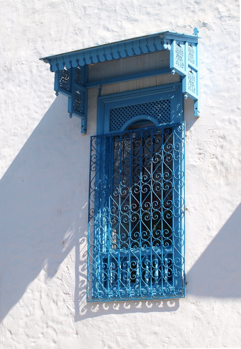 white color, historic preservation, protection, day, old town, window grille, pattern, sunlight, security, tunis, safety, power supply, building exterior