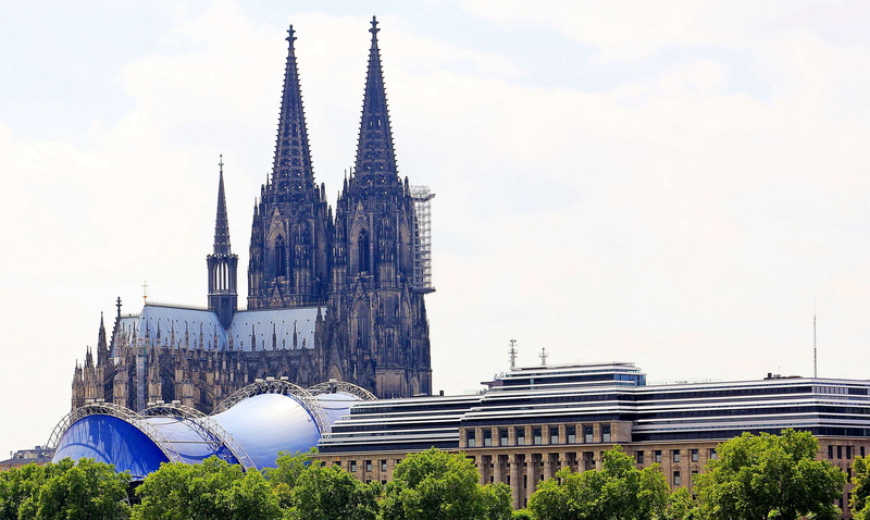 place of worship, building, no people, contrast, cologne, outdoors, building exterior, cologne on the rhine, spirituality, skyscraper, cologne cathedral
