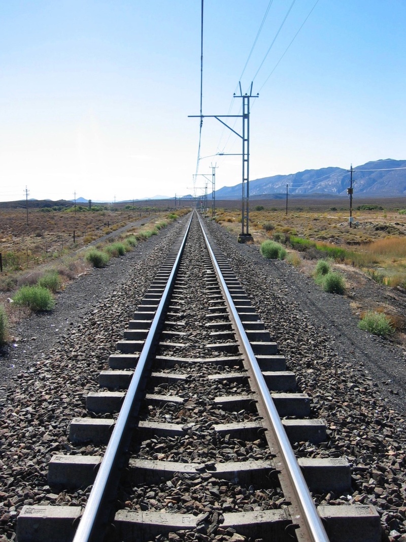 direction, day, nature, the way forward, straight, gravel, cable, ahead, vanishing point, power supply, railroad tracks, railroad track, journey, transportation